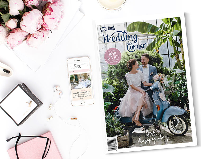 Mach deiner Trauzeugin einen symbolischen Antrag mit Hochzeitsmagazin (c) The Little Wedding Corner Magazin 2019