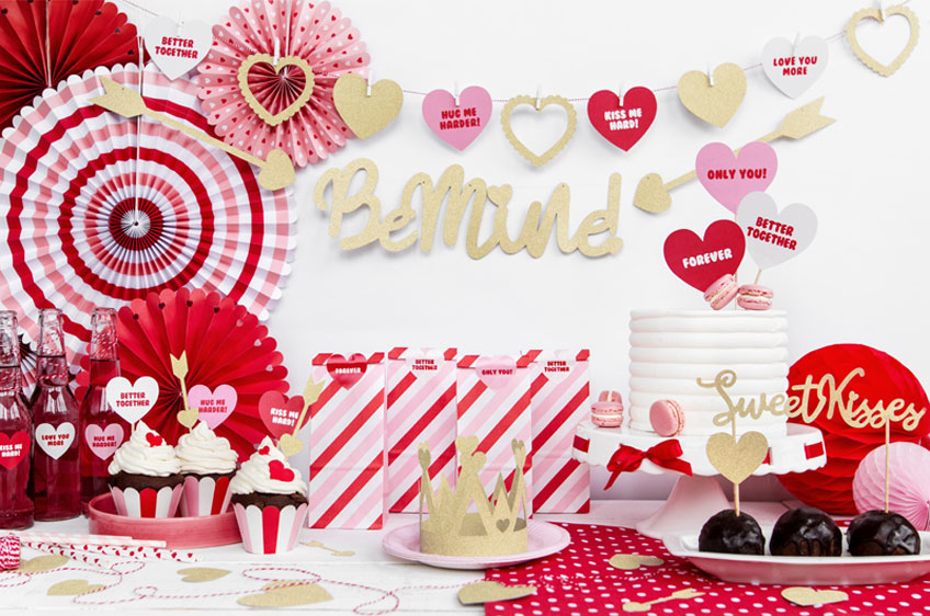 Ein Valentinstag mit Kindern darf knallig dekoriert sein Ein Valentinstag mit Kindern darf knallig dekoriert sein