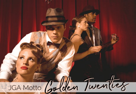 Die Goldenen 20er sind ein beliebtes Motto - auch für den JGA