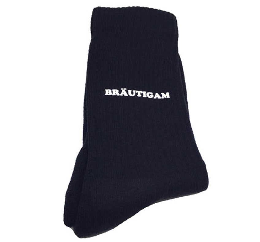 Lustiges Geschenk zum Polterabend - Socken für den Bräutigam Lustiges Geschenk zum Polterabend - Socken für den Bräutigam