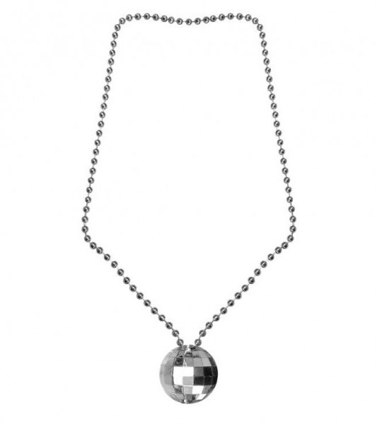 Halskette "Discokugel" - silber