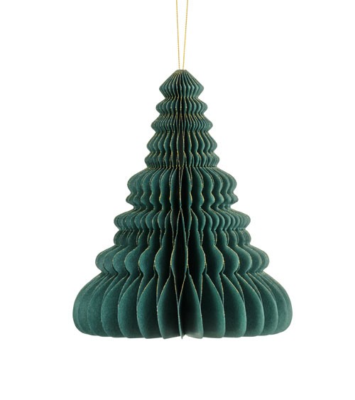 Waben-Tannenbaum - bottle green - 20 cm