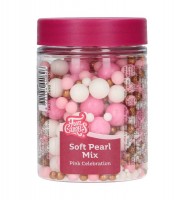 Funcakes Softperlen "Pink Celebration" - 80 g