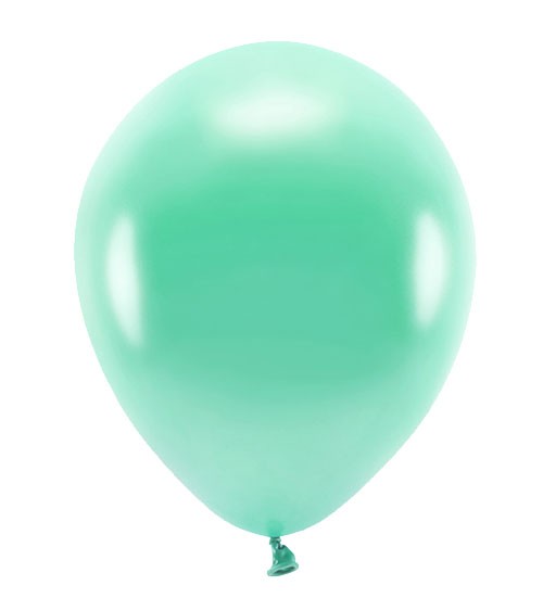 Metallic-Ballons - darkmint - 30 cm - 10 Stück