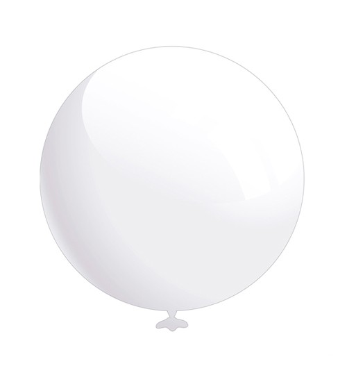 Rundballons - transparent - 50 cm - 6 Stück