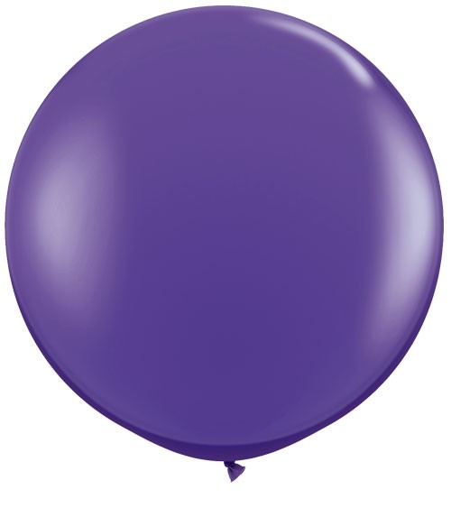 Riesiger Rundballon - lila - 90 cm