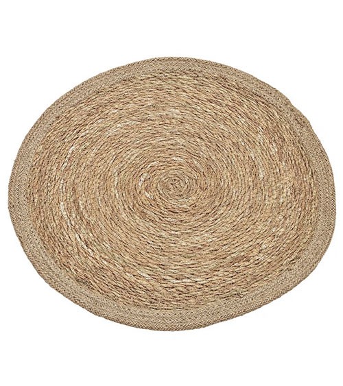 Platzset aus Seegras und Jute - natur - 38 cm