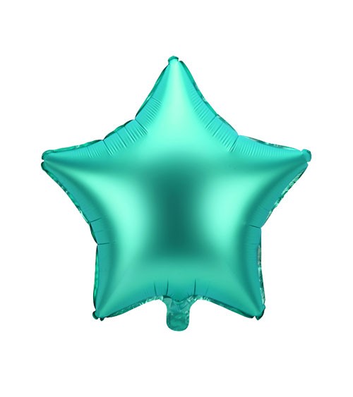 Stern-Folienballon - satin grün - 48 cm