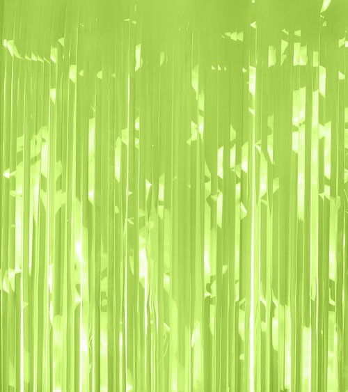 Fransen-Vorhang - hellgrün - 1 x 2 m