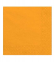 Servietten - orange - 20 Stück
