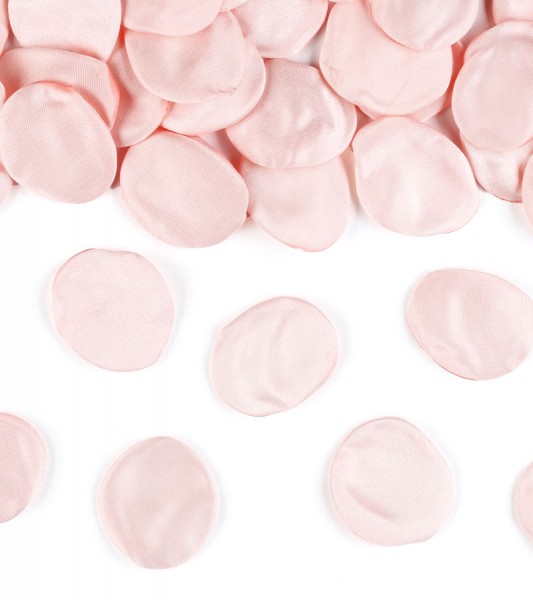 Rosenblüten aus Stoff - rosa - 100 Stück