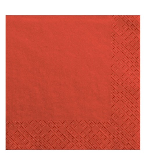 Servietten - rot - 20 Stück