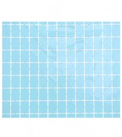 Deko-Vorhang "Squares" - pastell hellblau - 1 x 2 m