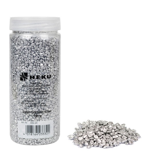 Deko-Granulat - 750 g - silber