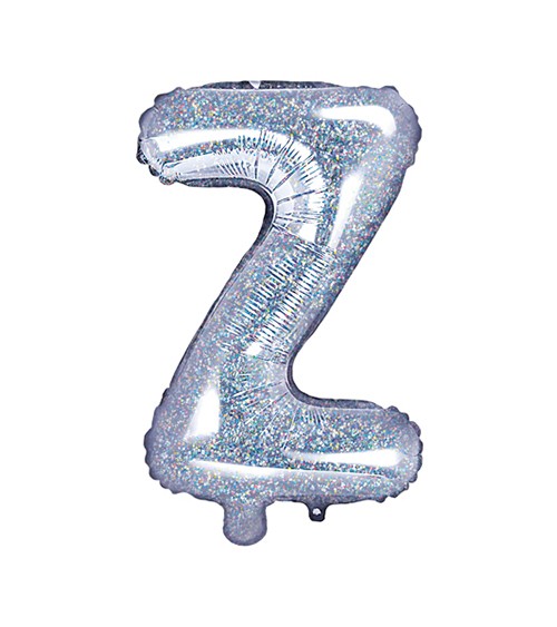 Folienballon Buchstabe "Z" - holographic - 35 cm