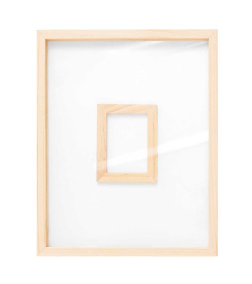 Gästebuch-Rahmen - natur - 24 x 30 cm