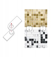 Vorschau: Pailletten-Wandpaneel - rosegold - 30 x 30 cm Vorschau: Pailletten-Wandpaneel - rosegold - 30 x 30 cm