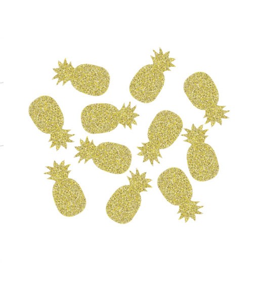 Glitter-Konfetti "Ananas" - gold - 18 g