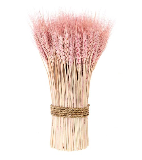 Weizenbund zum Aufstellen - pink - 30 cm