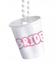 Shotglas "Bride" - weiß
