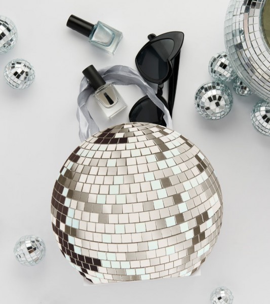 Discokugel-Partytüten aus Papier - 5 Stück