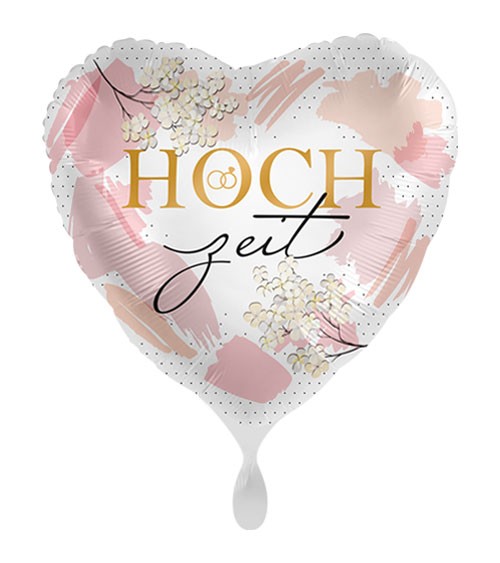 Herz-Folienballon "Hochzeit Shine Rose"