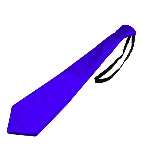 Krawatte - metallic blau