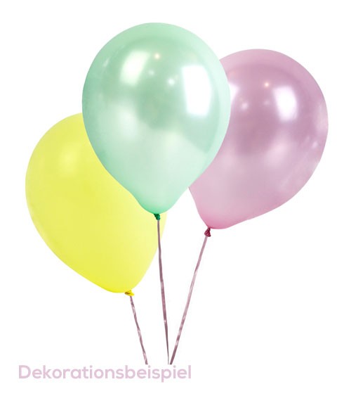 Luftballon-Set "Pastell" - 16 Stück