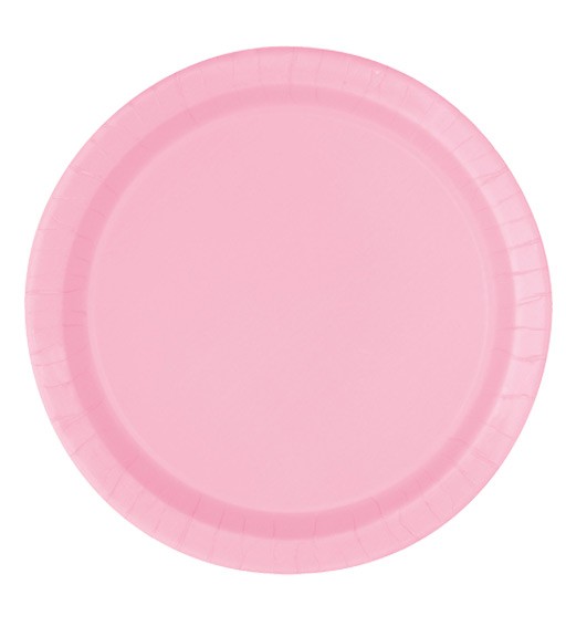 Pappteller "Lovely Pink" - 16 Stück