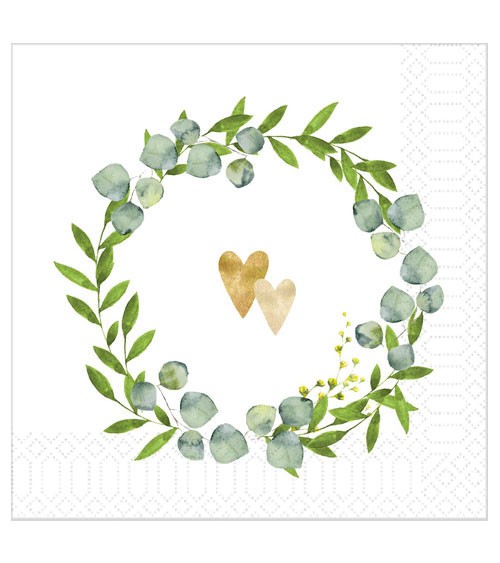 Servietten "Two Hearts" - 20 Stück