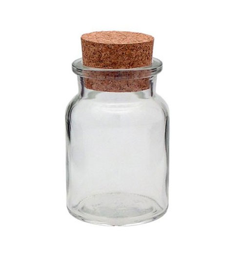 Korkenglas - rund - 150 ml