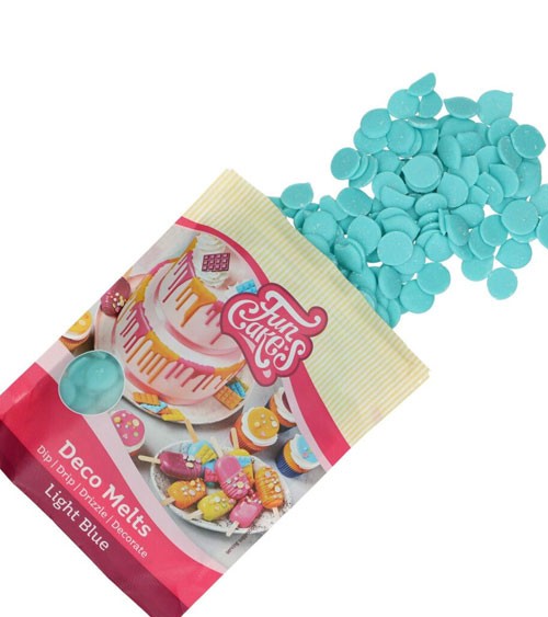 Funcakes Deco-Melts - hellblau - 250 g