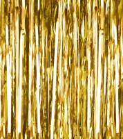 Glitzer-Vorhang - gold - 0,9 x 2,5 m Glitzer-Vorhang - gold - 0,9 x 2,5 m