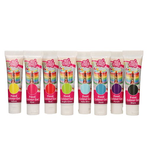 FunCakes Colour-Gel - Farbmix - 8 x 30 g