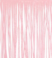Fransen-Vorhang - pastell rosa - 1 x 2 m