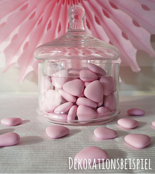 Schokoladen-Herzen - rosa - 1 kg