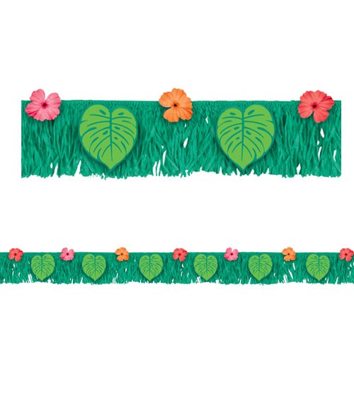 Fransen-Banner mit Palmenblättern "Tropical" - 178 cm