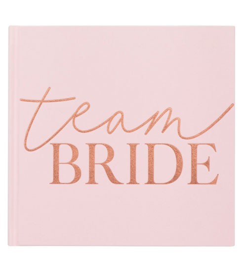 Team Bride Gästebuch aus Samt - 21 x 21 cm