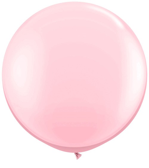Riesiger Rundballon - rosa - 90 cm
