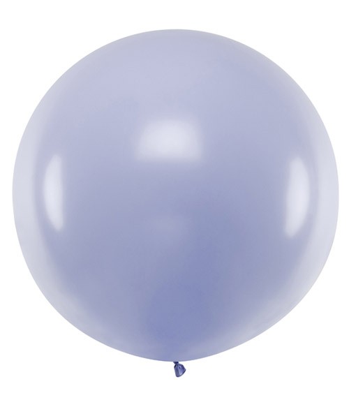 Riesiger Rundballon - pastell lavendel - 1 m