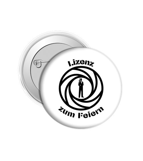 Button "Lizenz zum Feiern"