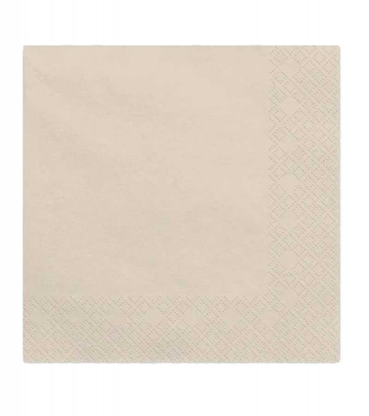 Servietten - beige - 20 Stück