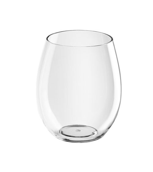 Glas aus Kunststoff - transparent - 390 ml