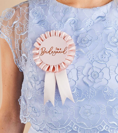 Orden "I'm a Bridesmaid" - blush, rosegold