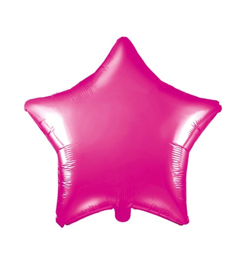 Stern-Folienballon - pink - 48 cm