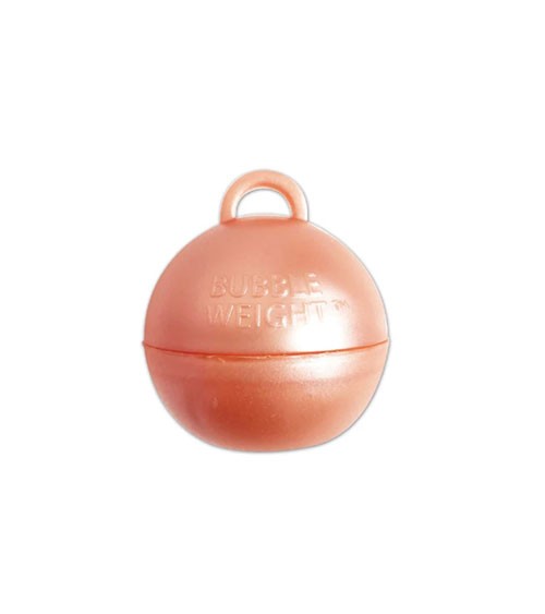 Ballon-Gewichte "Bubble" - rosegold - 25 Stück