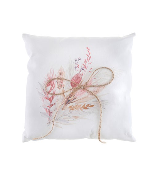 Ringkissen mit Juteschnur "Dried Flowers"