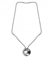 Halskette "Discokugel" - silber