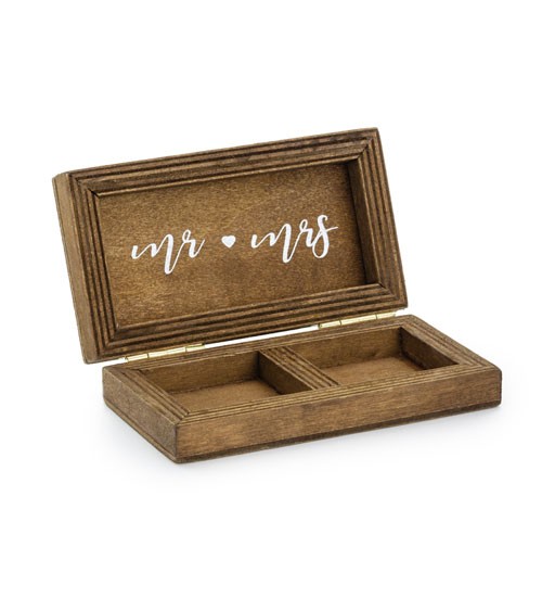 Ringbox aus Holz "We do" - 10 x 5,5 cm