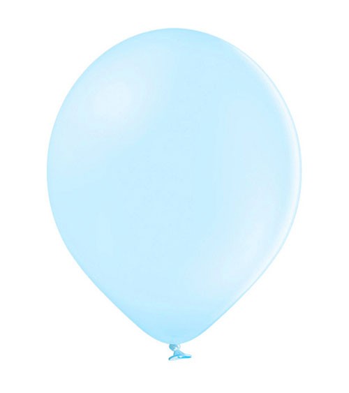 Standard-Luftballons - pastell hellblau - 30 cm - 10 Stück